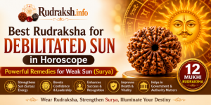 Best Rudraksha for Debilitated Sun in Horoscope | Powerful Remedies for Weak Sun (Surya)